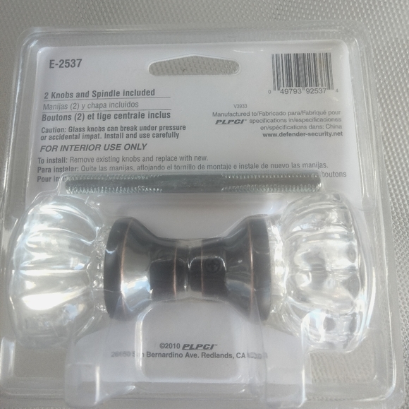 Glass door knobs new - Picture 3 of 4